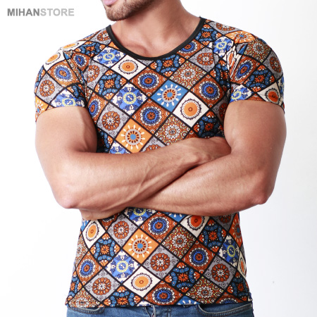 تی شرت مردانه هاوایی طرح LOHH